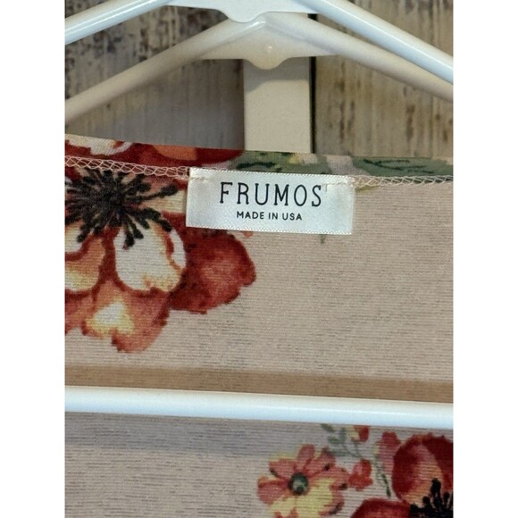 Frumos Women’s Floral Cover Up Cardigan Light Weight - Picture 2 of 3